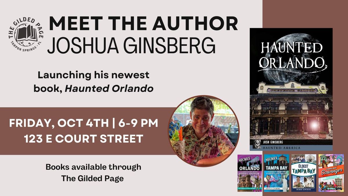 Author Joshua Ginsberg @ The Gilded Page