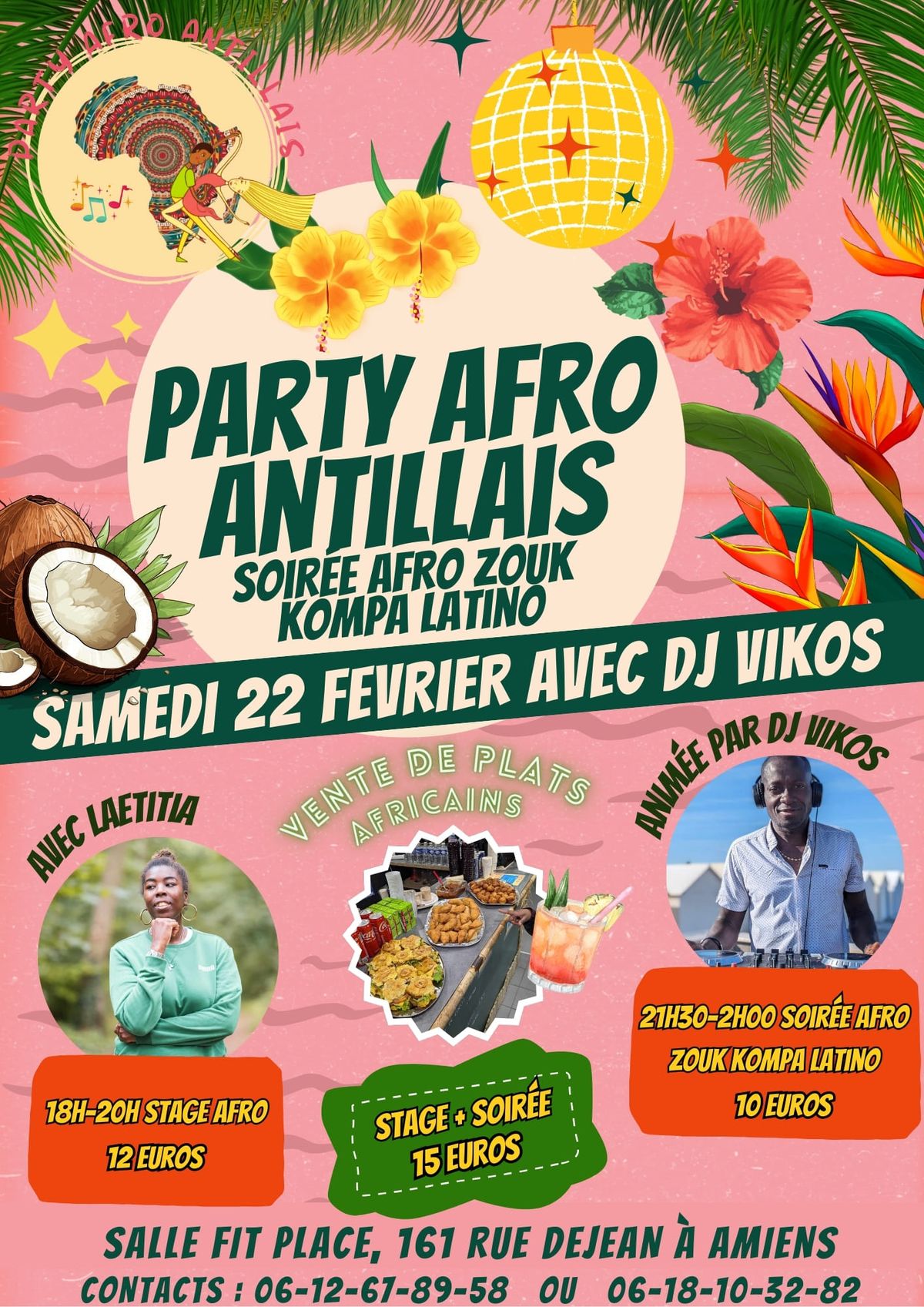 Stage Afro + Soir\u00e9e dansante Afro Antillaise