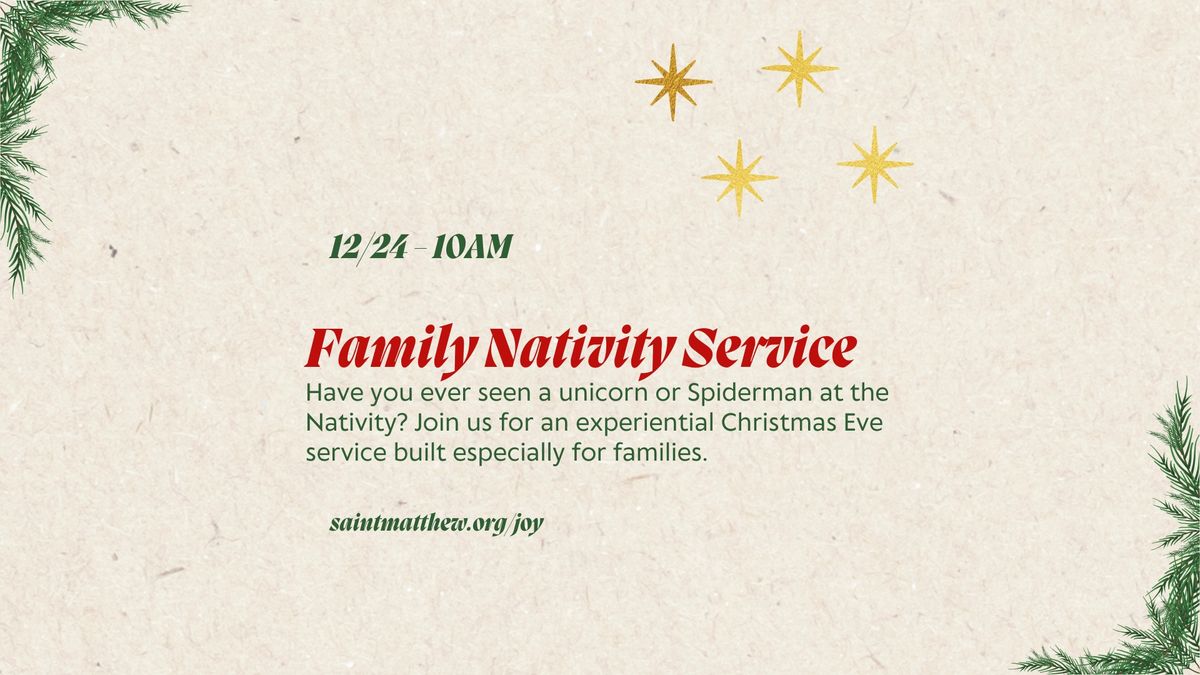 Family Nativity Service