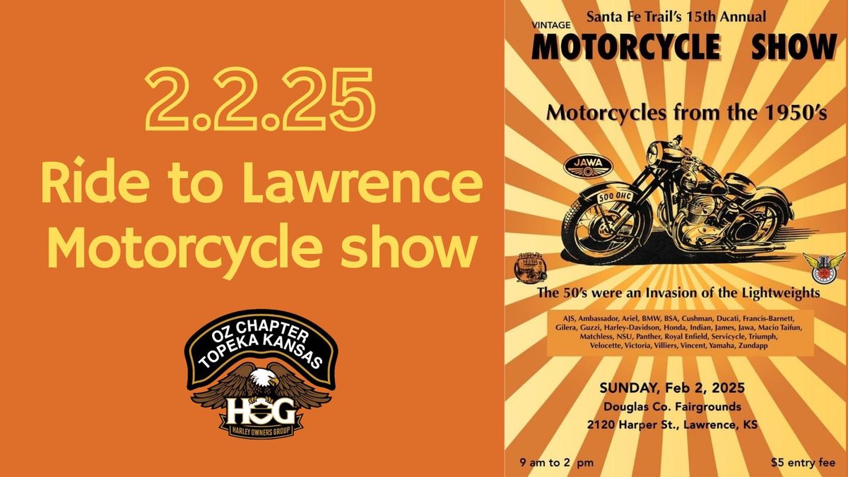 Ride to Lawrence Motorcycle Show