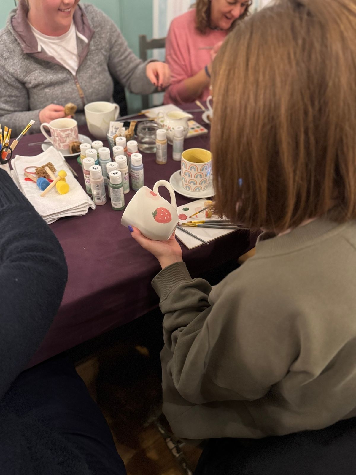 An Evening of Pottery Painting with The Painted Dragonfly