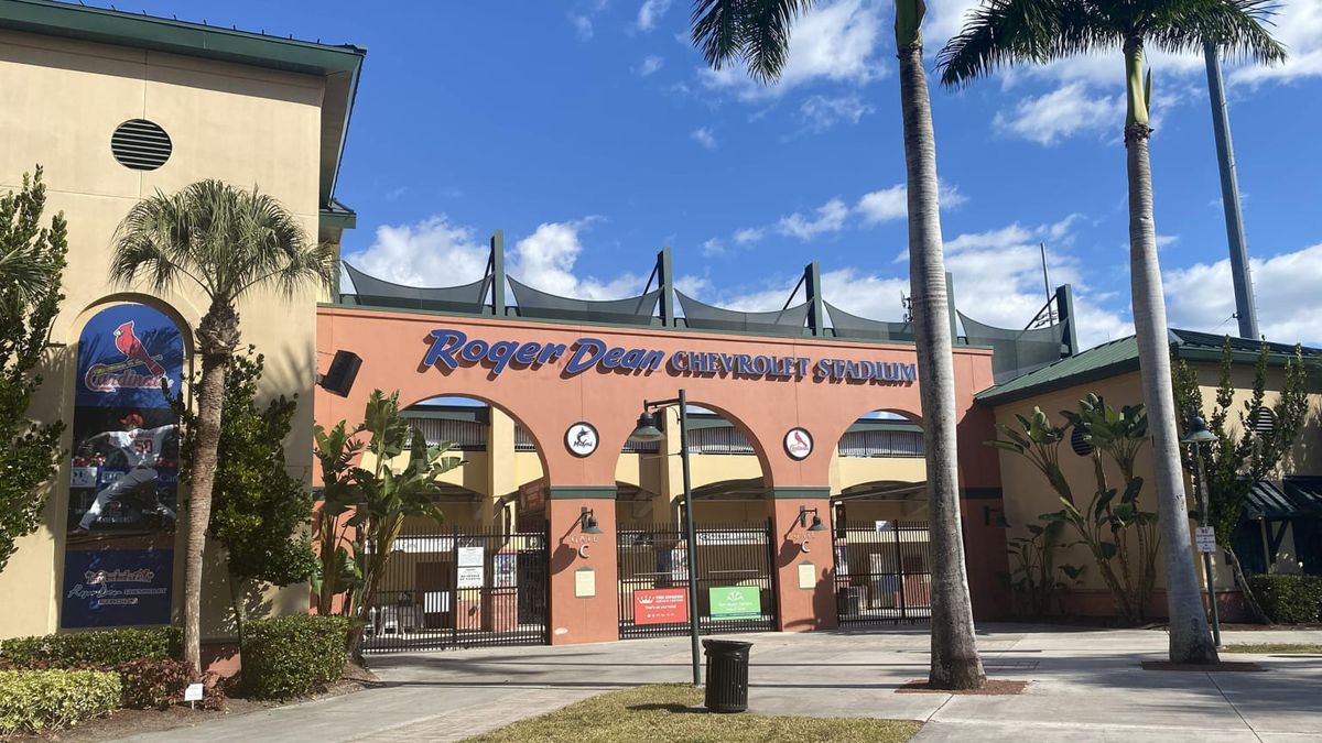 Spring Training - Washington Nationals at Miami Marlins at Roger Dean Stadium