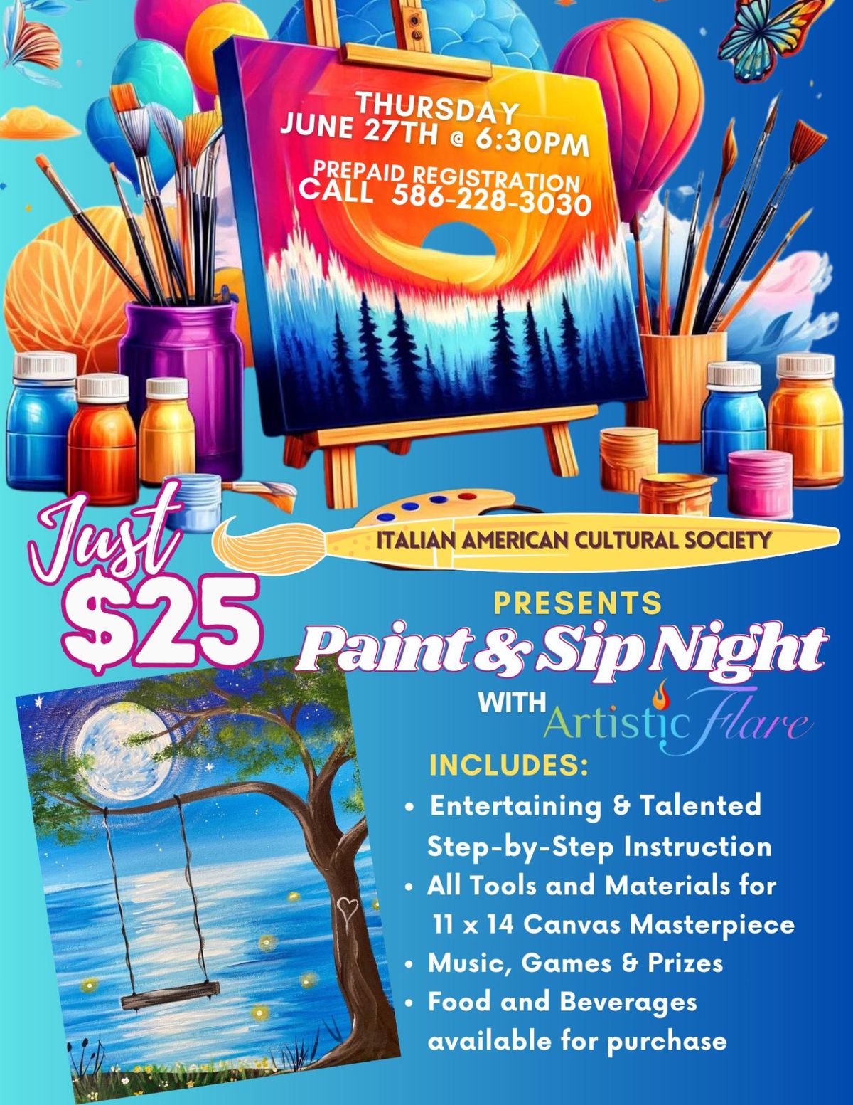 Paint, Sip & Play