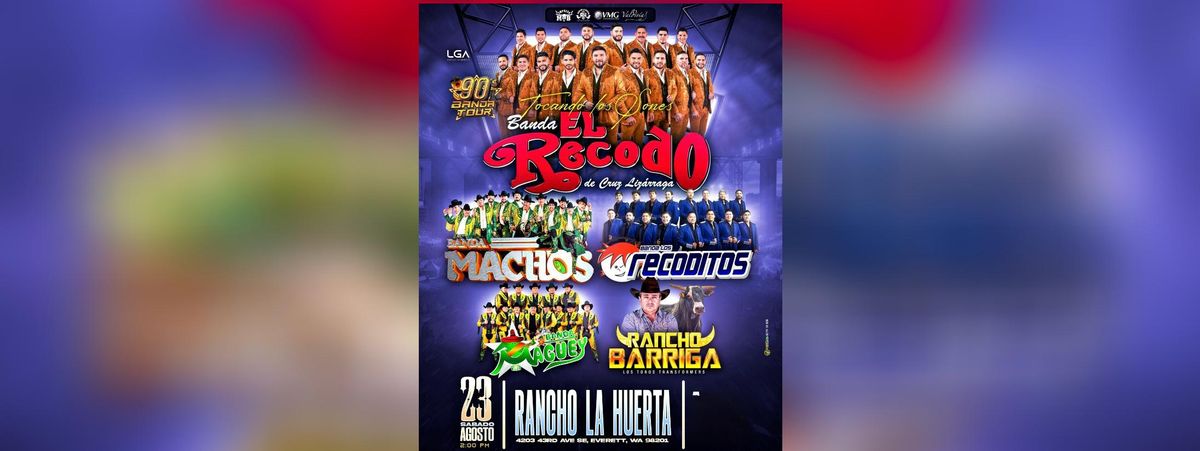BANDA EL RECODO, LOS RECODITOS, BANDA MACHOS Y MAS