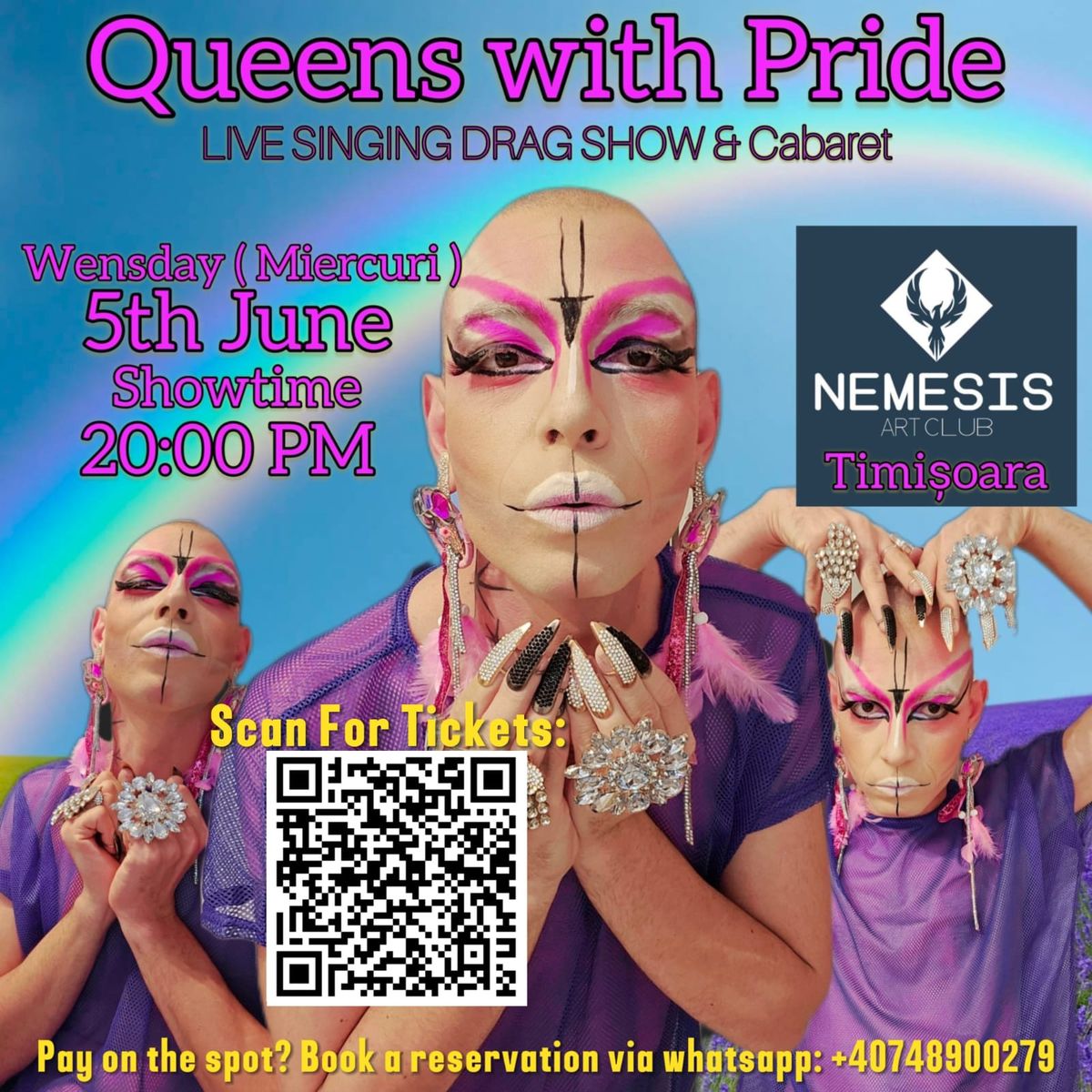 Queens with Pride, Nemesis Art Club, Timi\u0219oara