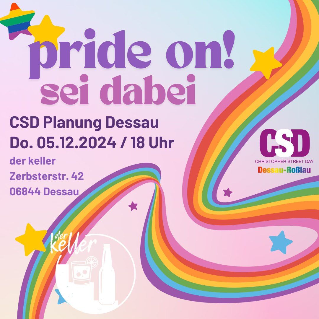 \ud83c\udf08 CSD-Planung in Dessau \u2013 Wir starten neu durch! \ud83c\udf08