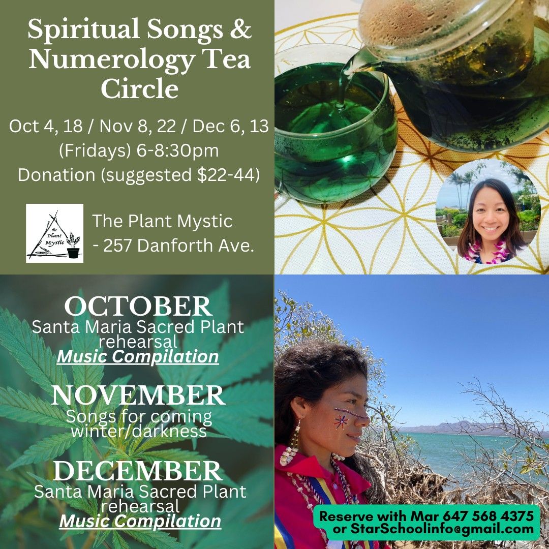 Spiritual Songs and Numerology Tea Circle