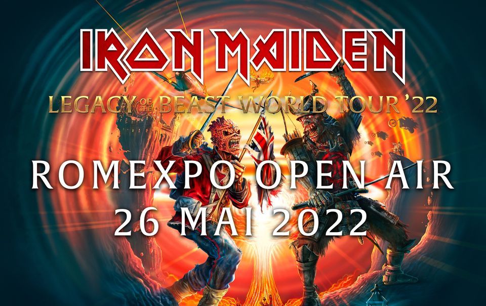 Concert IRON MAIDEN la Romexpo - 26 mai 2022