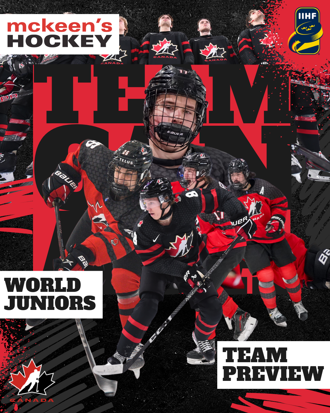 IIHF World Juniors Pre-Tournament Series - Sweden vs Canada National Junior Hockey Team at Canada Life Place