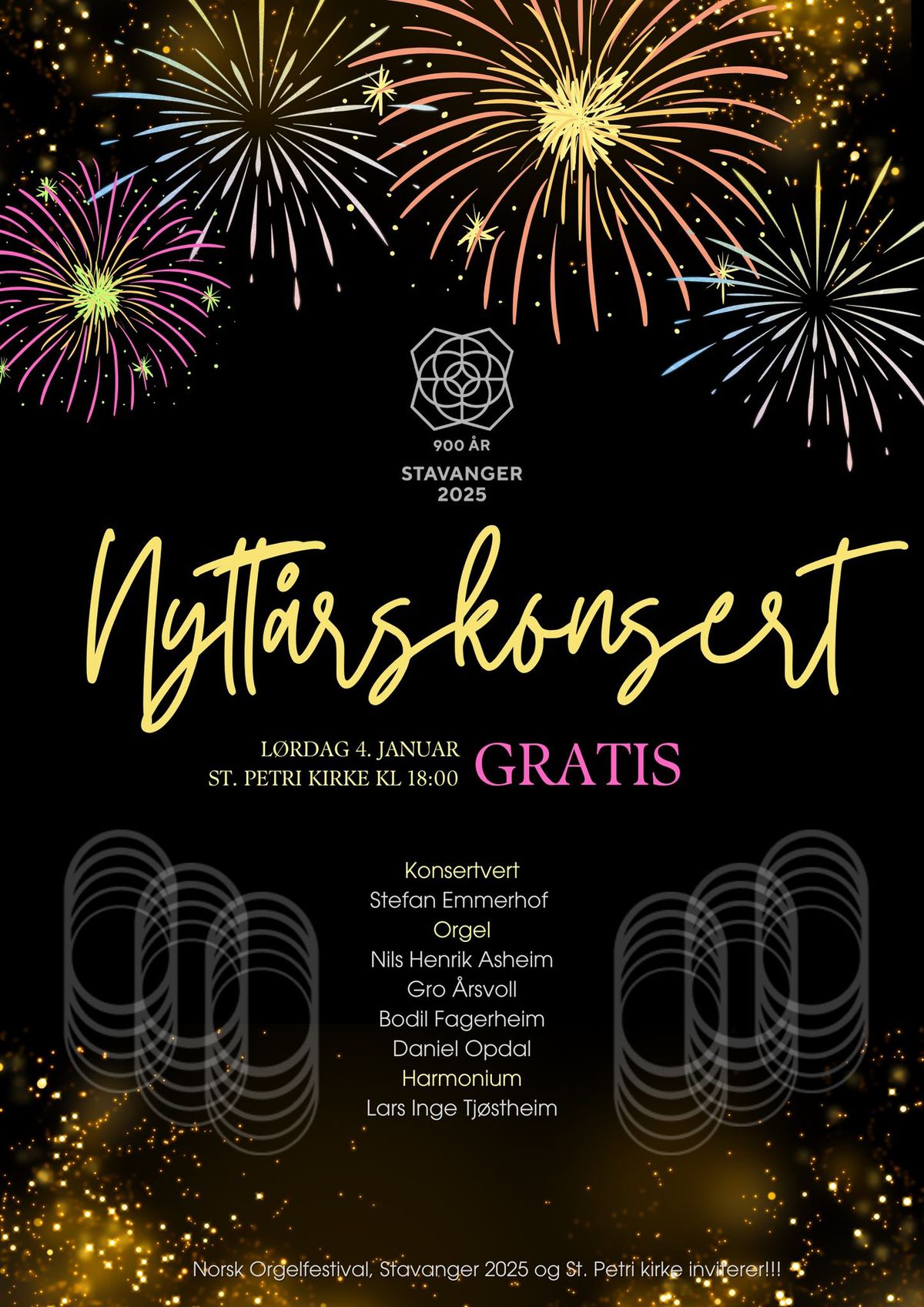 GRATIS || Nytt\u00e5rskonsert med Norsk orgelfestival