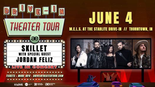 Drive In Theater Tour With Skillet And Jordan Feliz Thorntown In M E L S At The Starlite Drive In Colfax 4 June 21