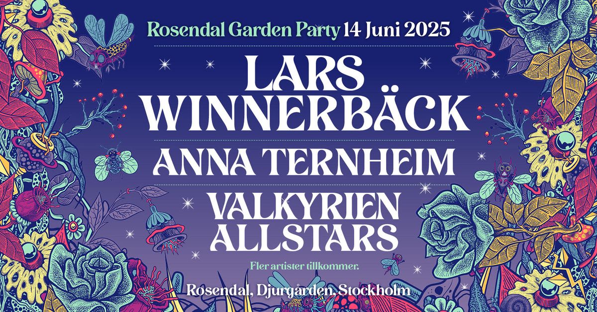 Lars Winnerb\u00e4ck + Anna Ternheim | Rosendal Garden Party