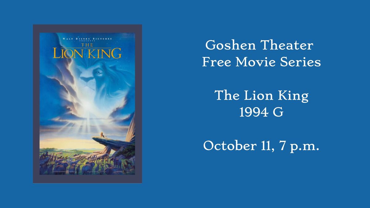 Free Movie: The Lion King 