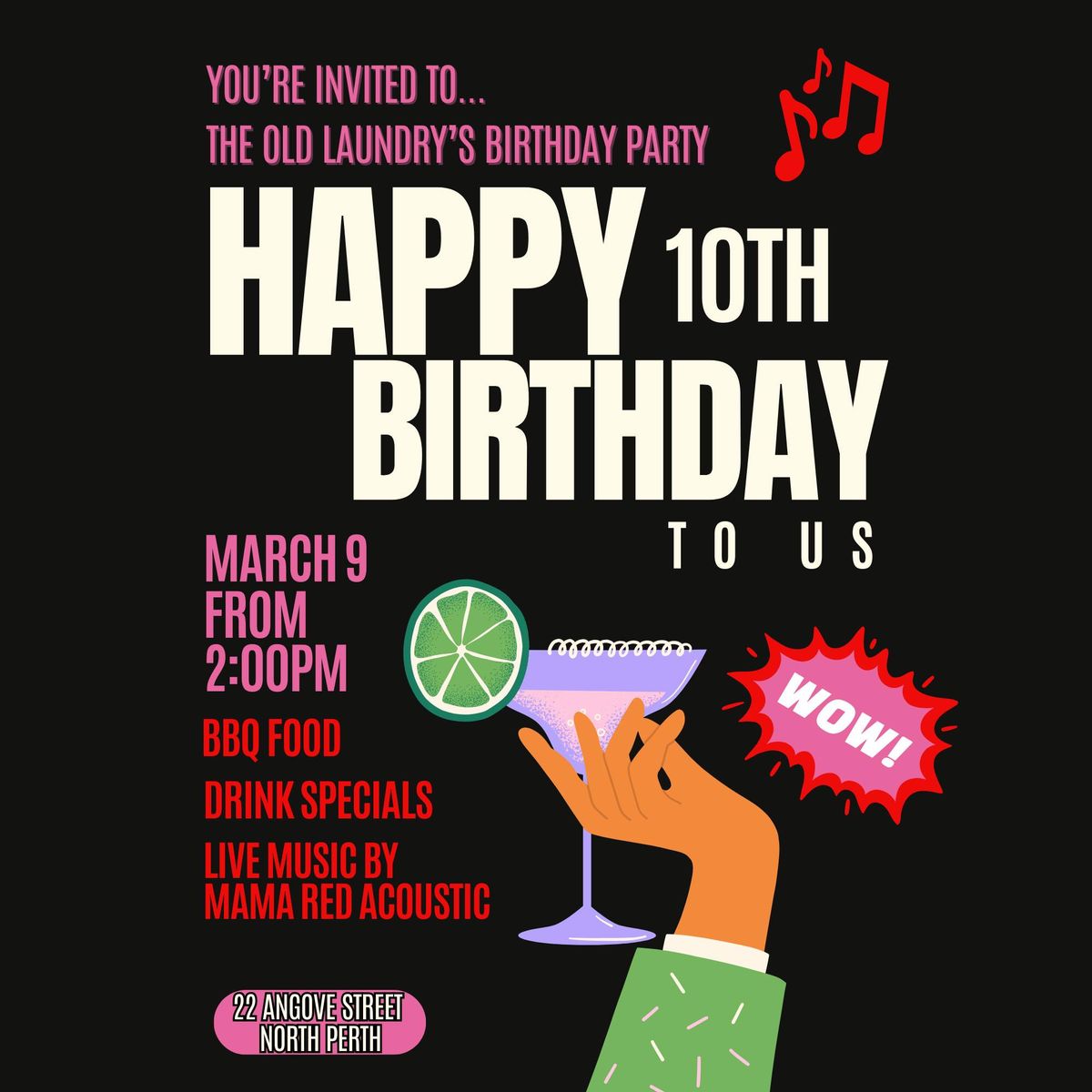 The Old Laundry's 10th Birthday Party!