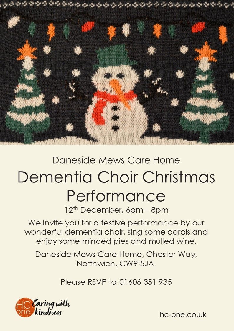 Dementia Choir Christmas Performance