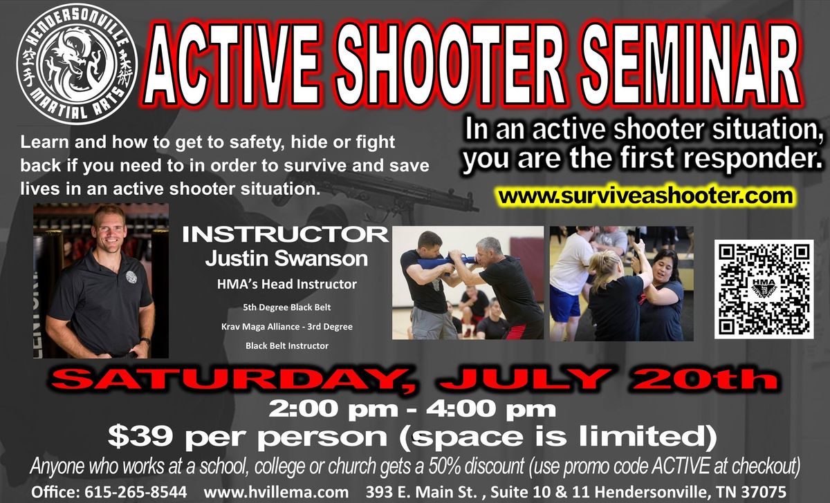 Active Shooter Defense Seminar 