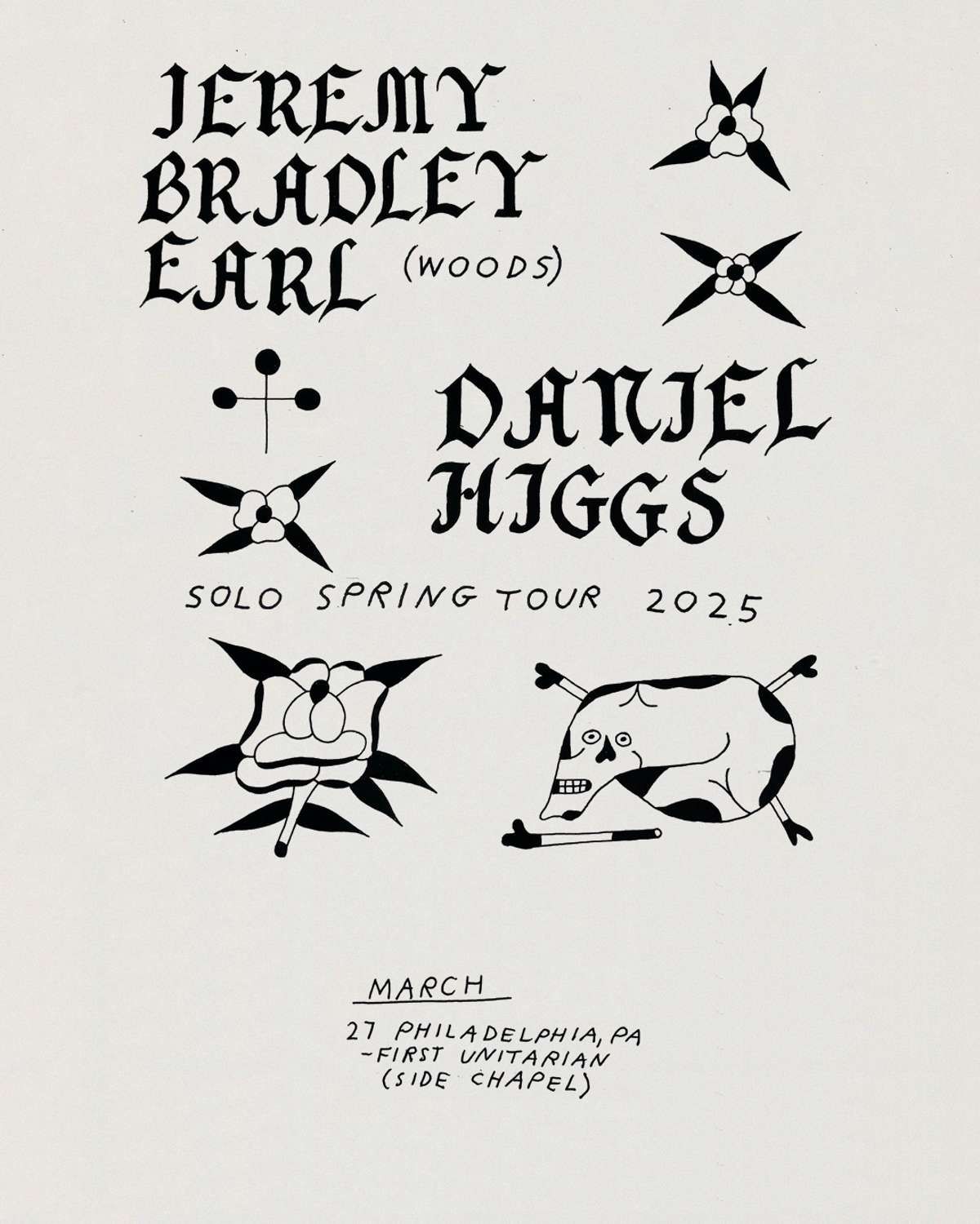 SOLD OUT! Jeremy Bradley Earl & Daniel Higgs in the Side Chapel of the First Unitarian Church