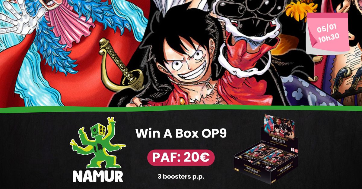 Win A Box OP09 - LudoTrotter Namur