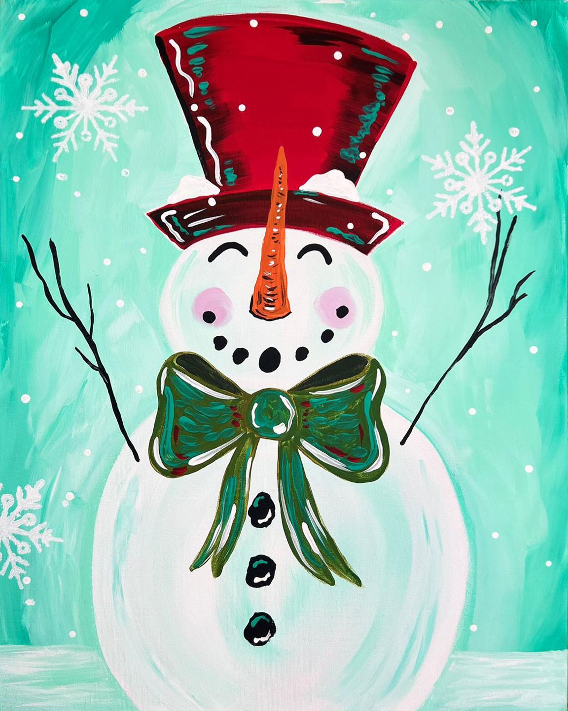 Do You Want To Paint A Snowman? Sunday, Jan 19th from 1:00pm to 3:00pm