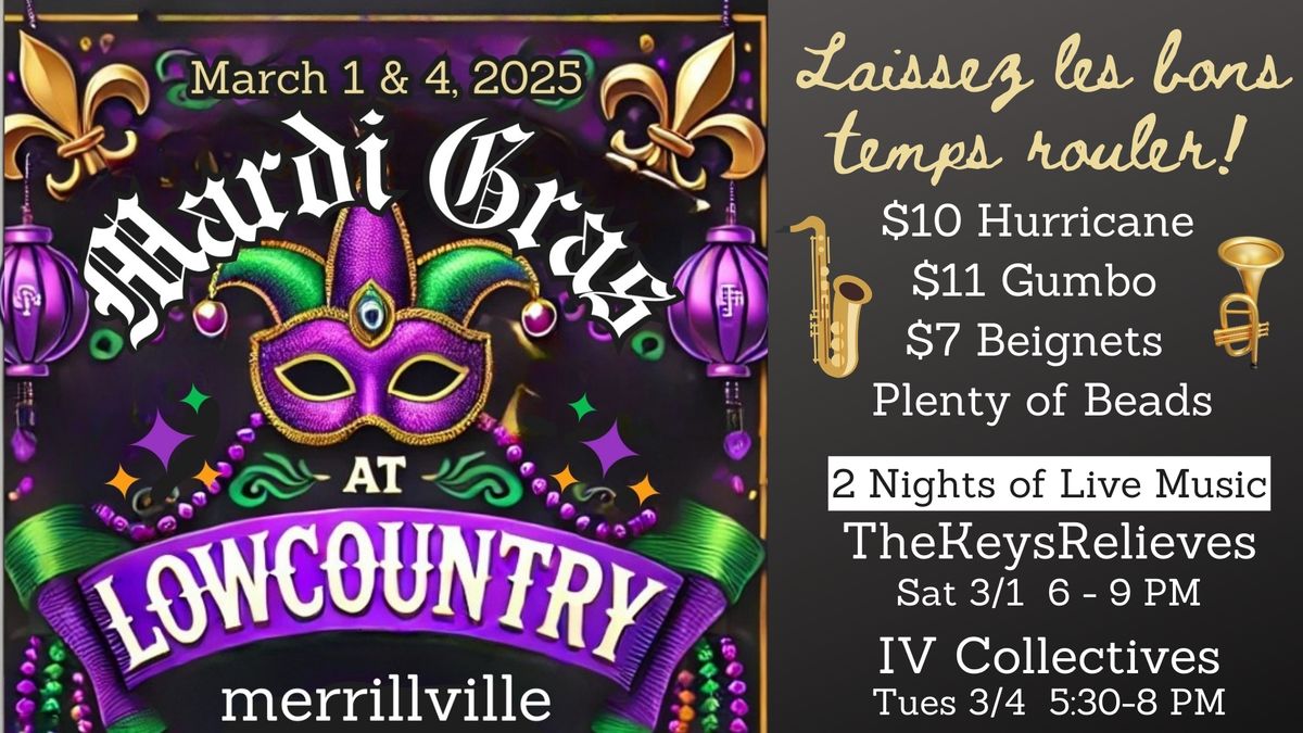 Mardi Gras @Lowcountry Merrillville