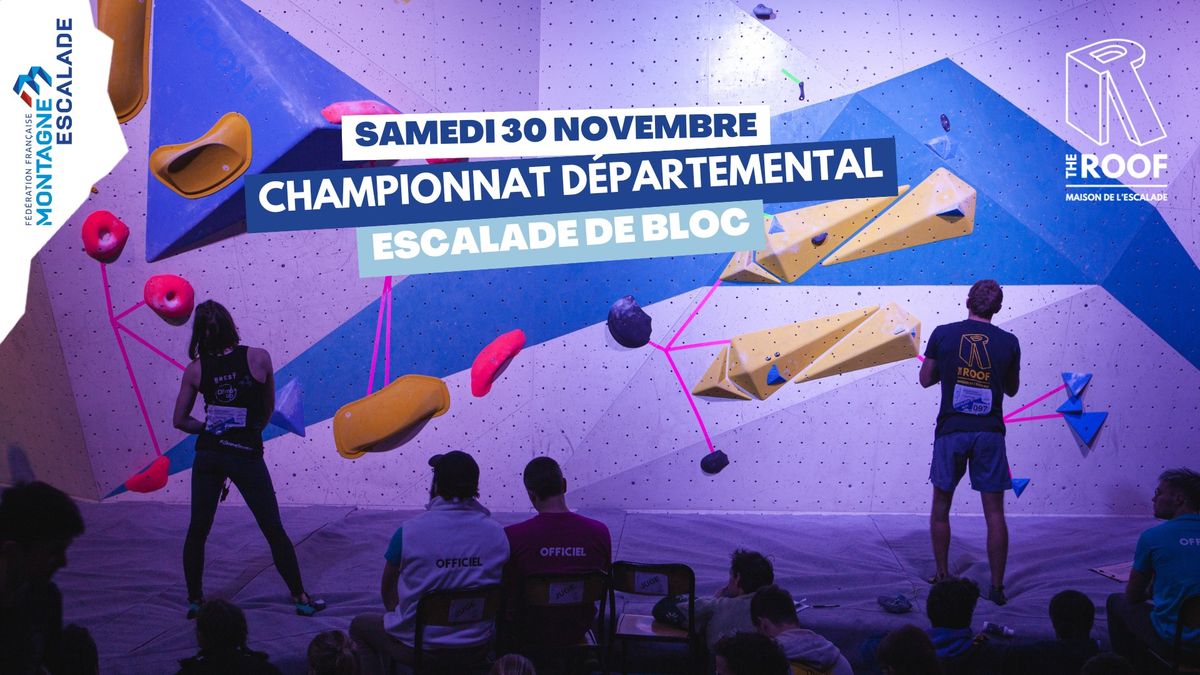 Championnat D\u00e9partemental de Bloc du Finist\u00e8re 2024