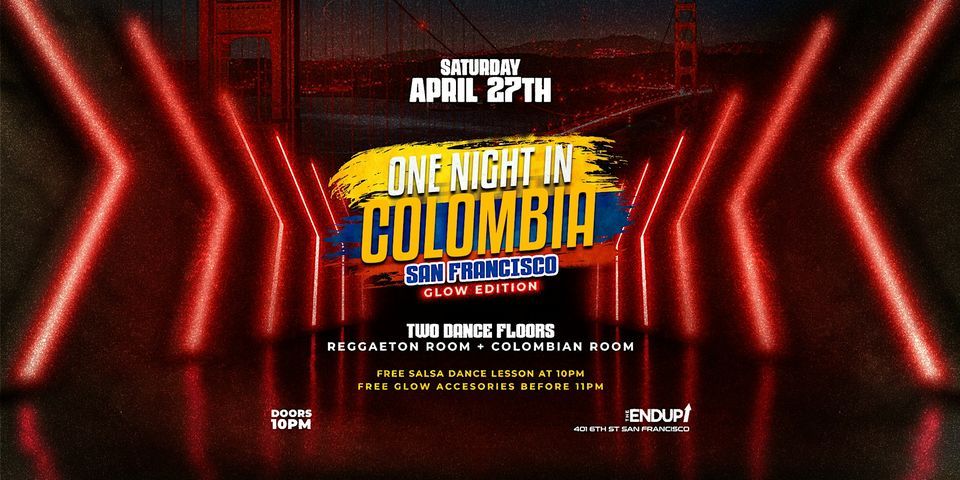 "ONE NIGHT IN COLOMBIA" TWO LATIN DANCE ROOMS | SAN FRANCISCO