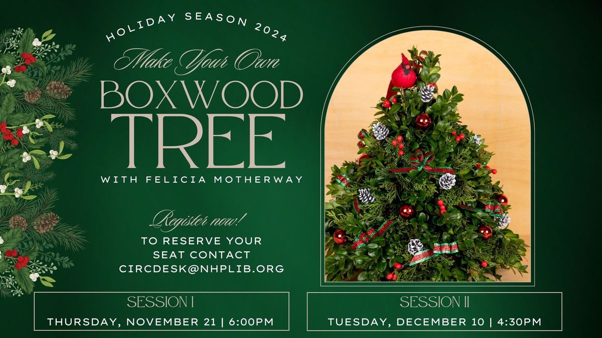 Make Your Own Boxwood Tree