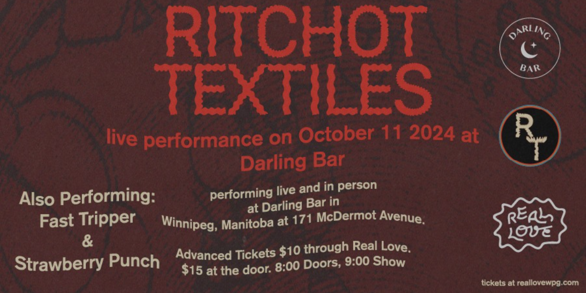 Ritchot Textiles "i" EP Release with Fast Tripper & Strawberry Punch