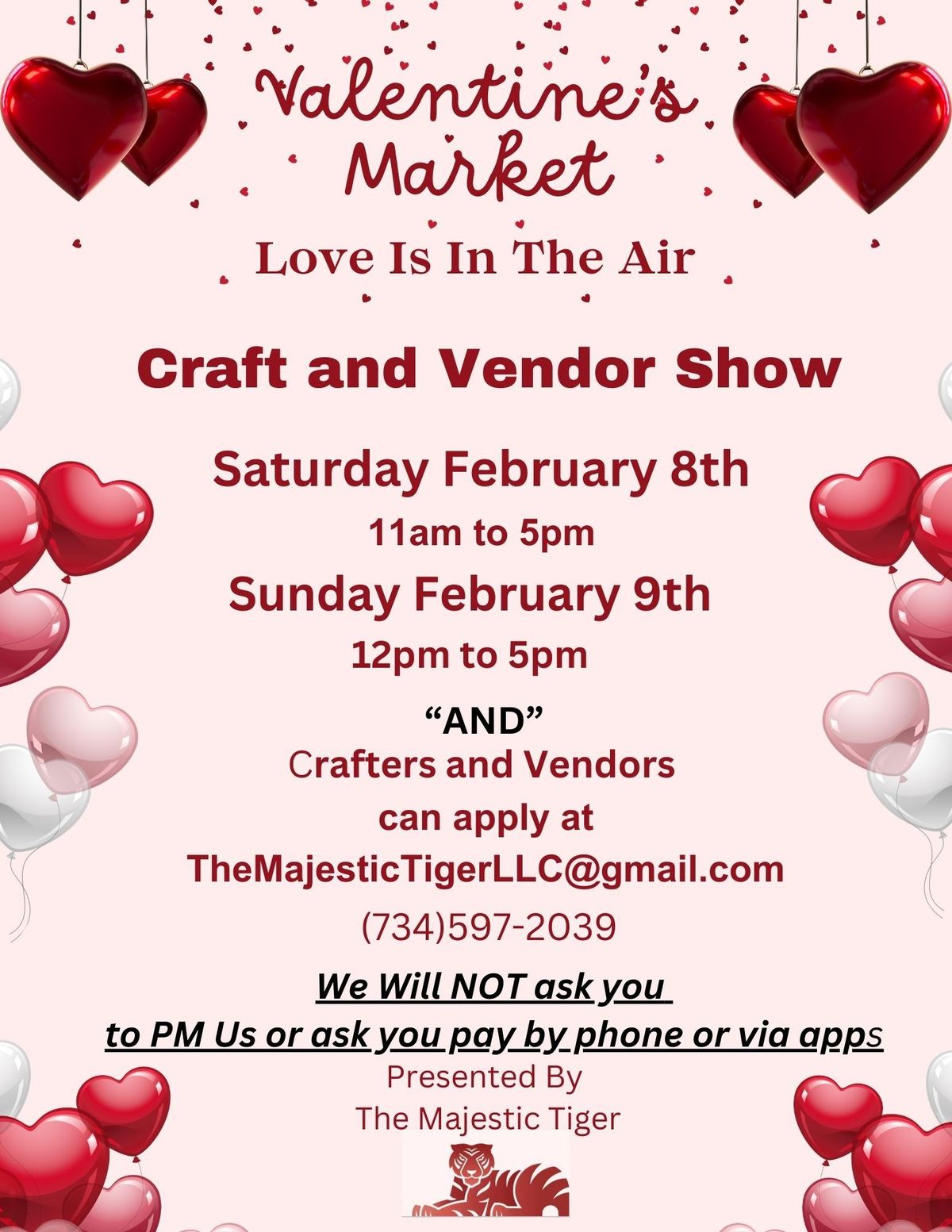 Valentine's Maket craft show