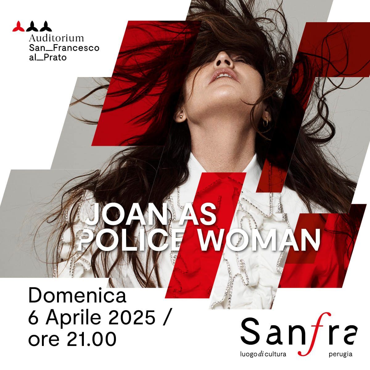 JOAN AS POLICE WOMAN @ Auditorium San Francesco al Prato, PERUGIA \/ Tour 2024\/25