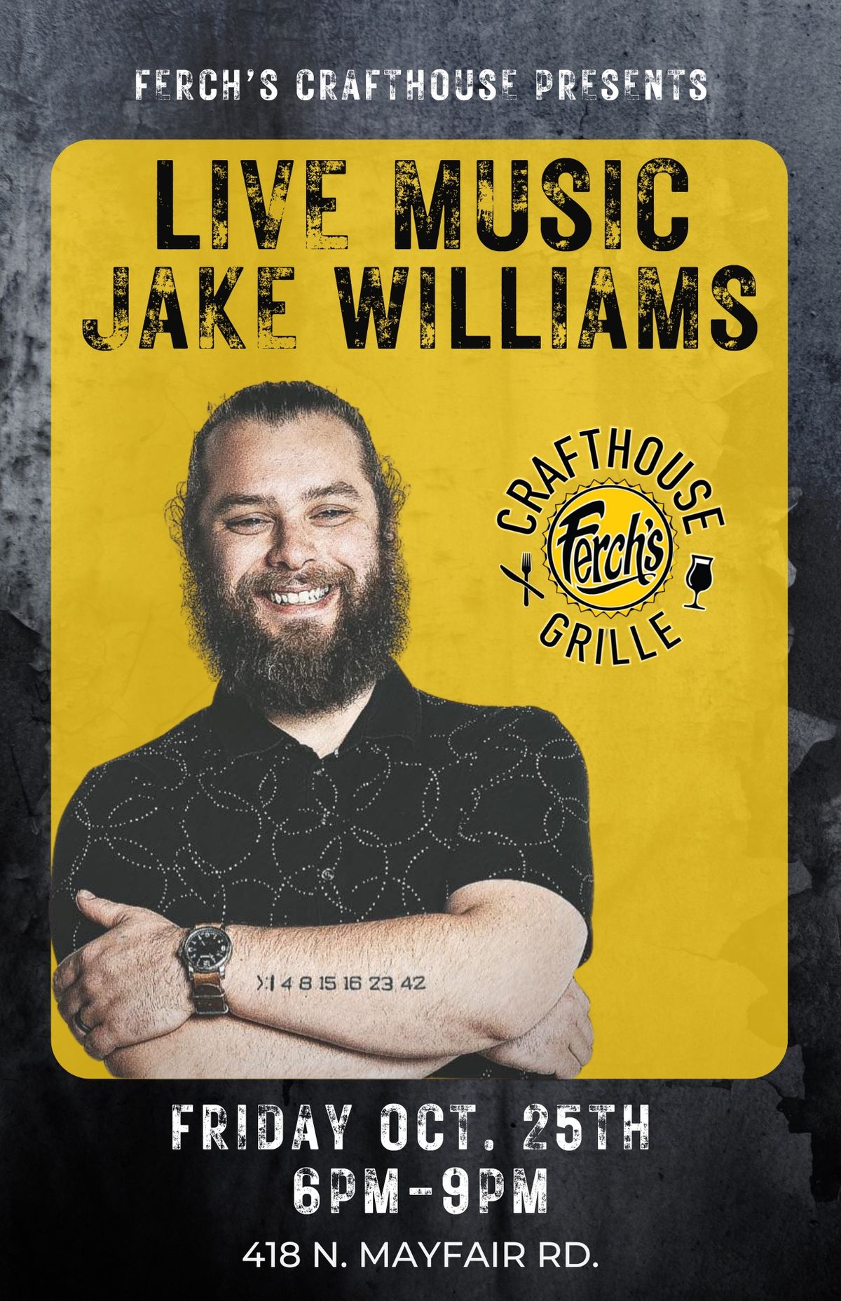 Live Music- Jake Williams 