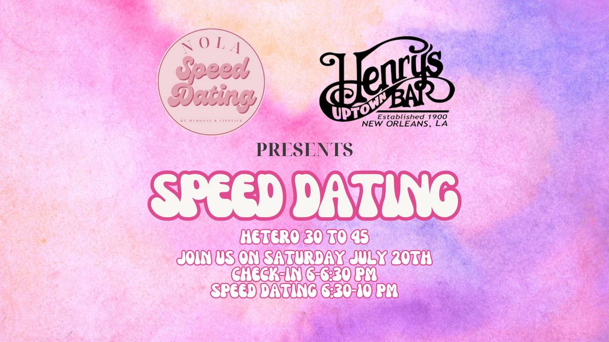 NOLA Speed Dating - Henry's Uptown