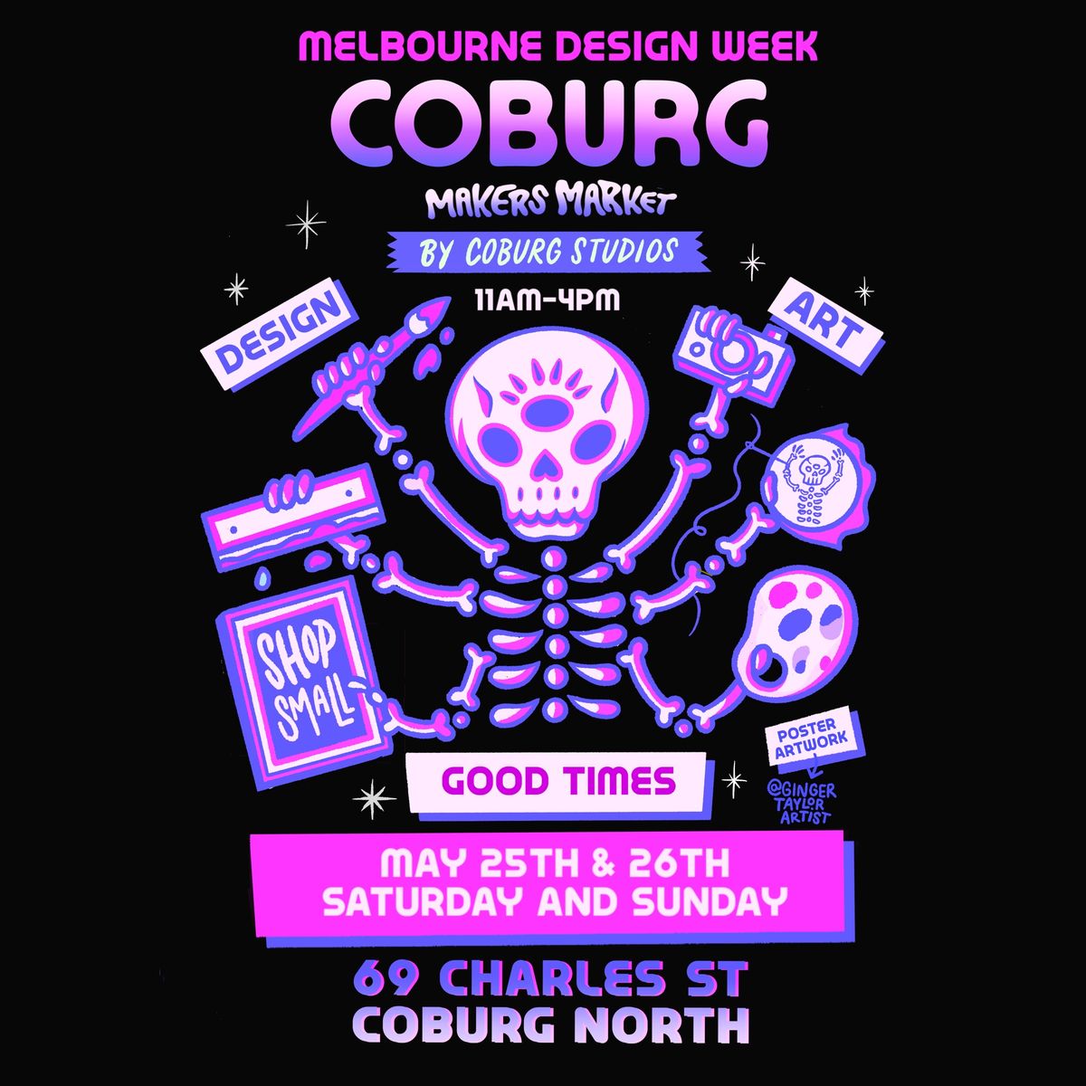Coburg Makers Market \/\/ May Edition 25th+26th!
