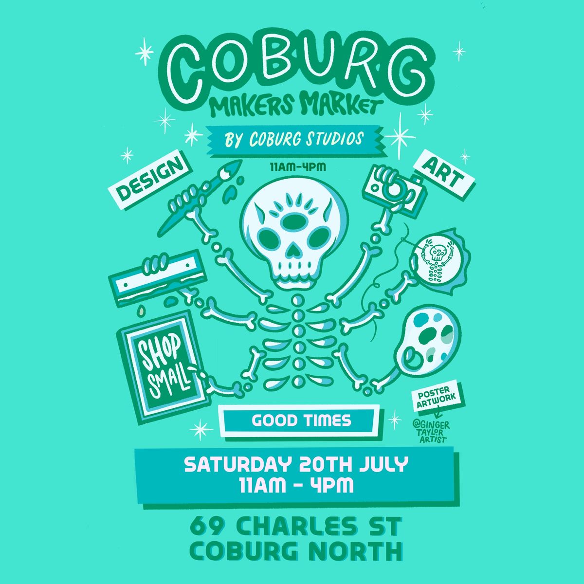 Coburg Makers Market \/\/ July Edition Saturday July 20th!