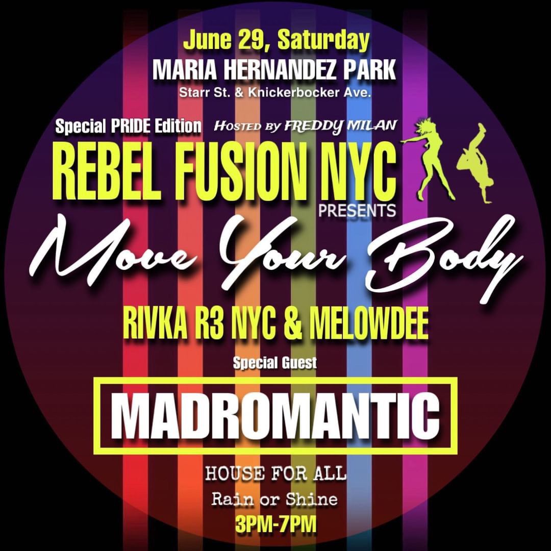 Rebel Fusion NYC: Move Your Body \u201cSpecial Pride Edition\u201d