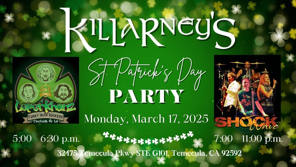 LeperKhanz \/ Shockwave @ Killarney's Annual St. Patrick's Day Party