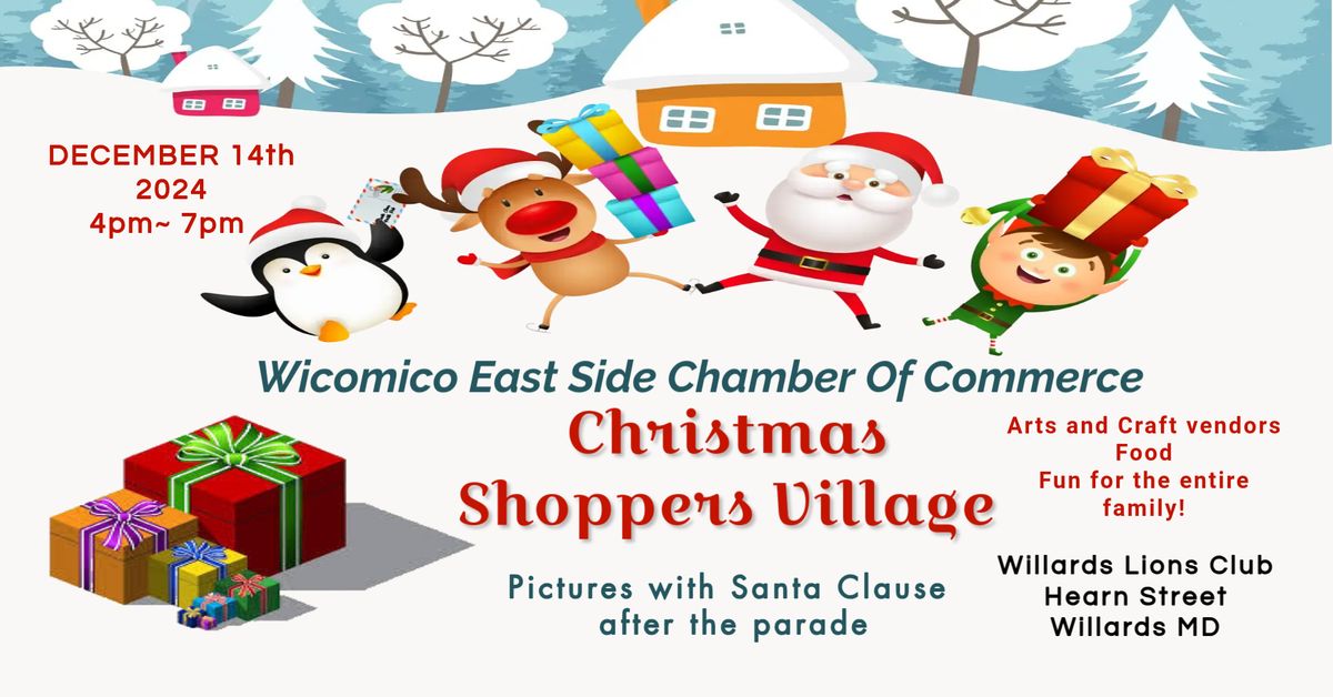 WESCC 4th Annual Christmas Shoppers Village Willards MD