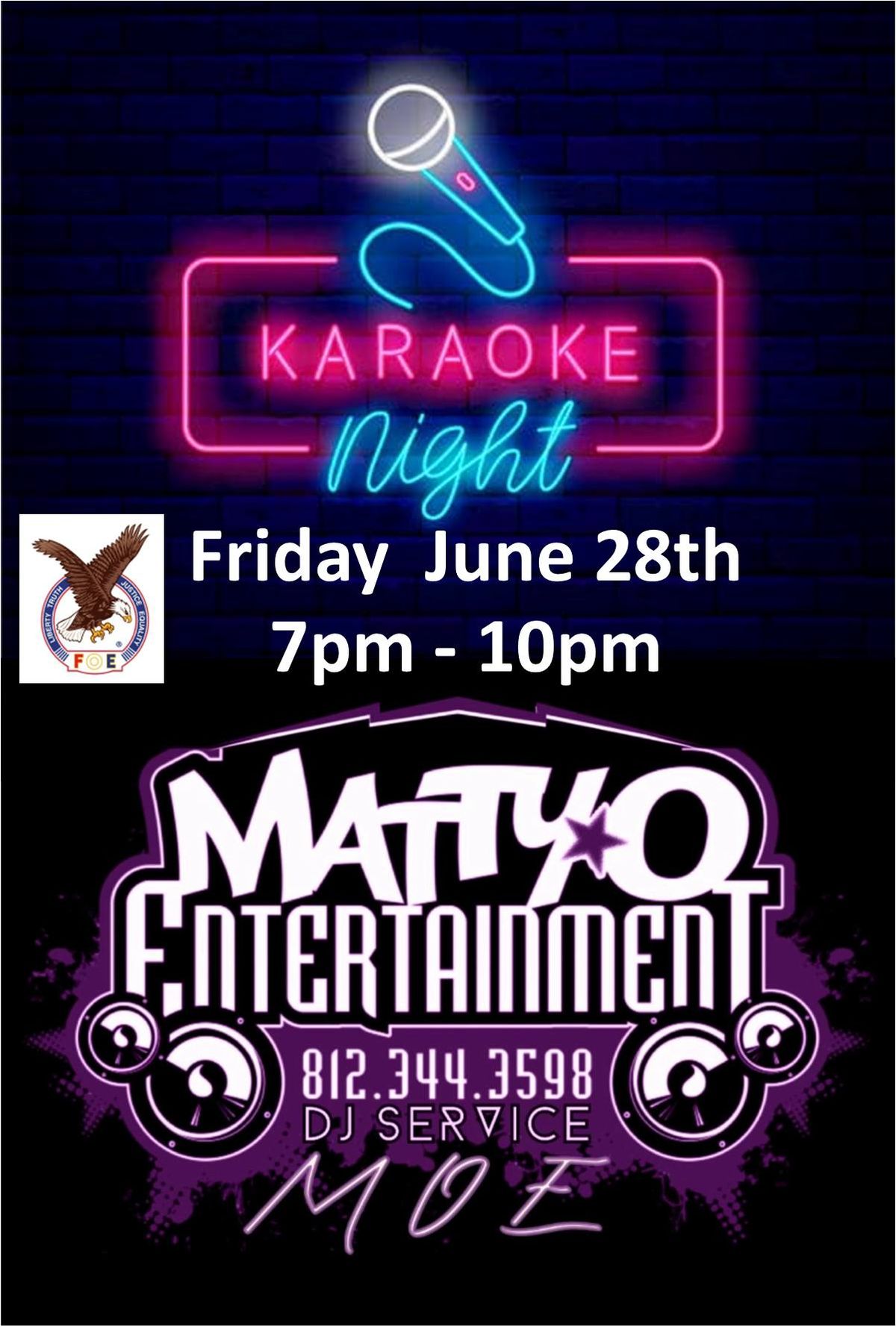 Karaoke Night with Matty O Entertainment