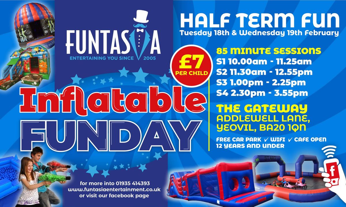 Funtasia Inflatable Fun Day - February