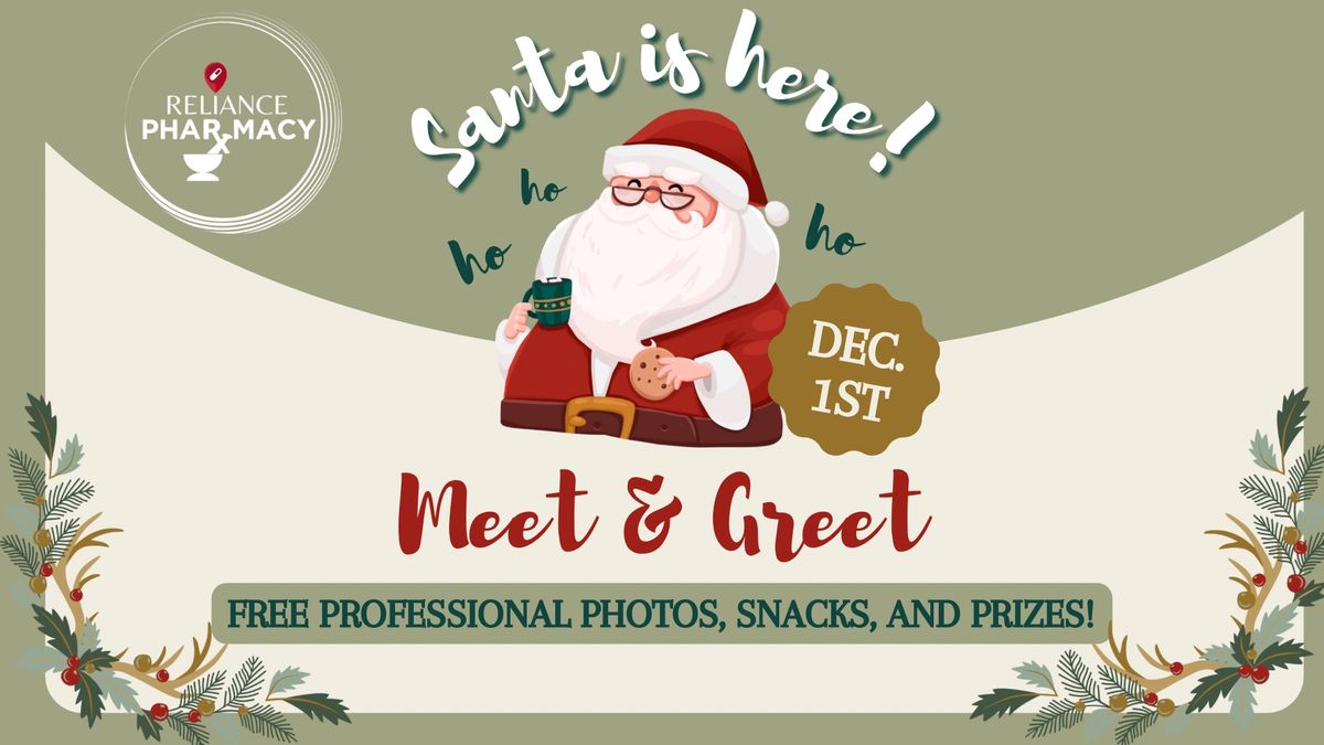 Free Profesional Santa photos, snacks, and prizes \ud83c\udf84