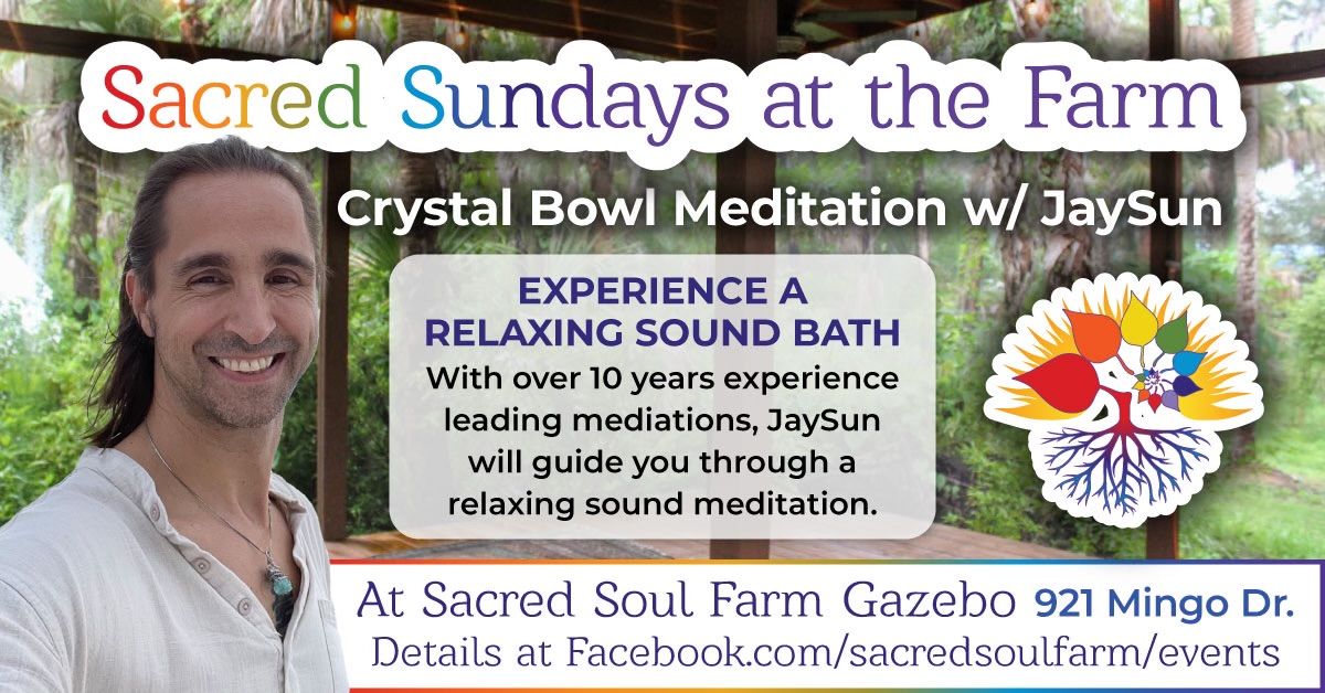 Crystal Bowls Sound Meditation in the Nature Shala