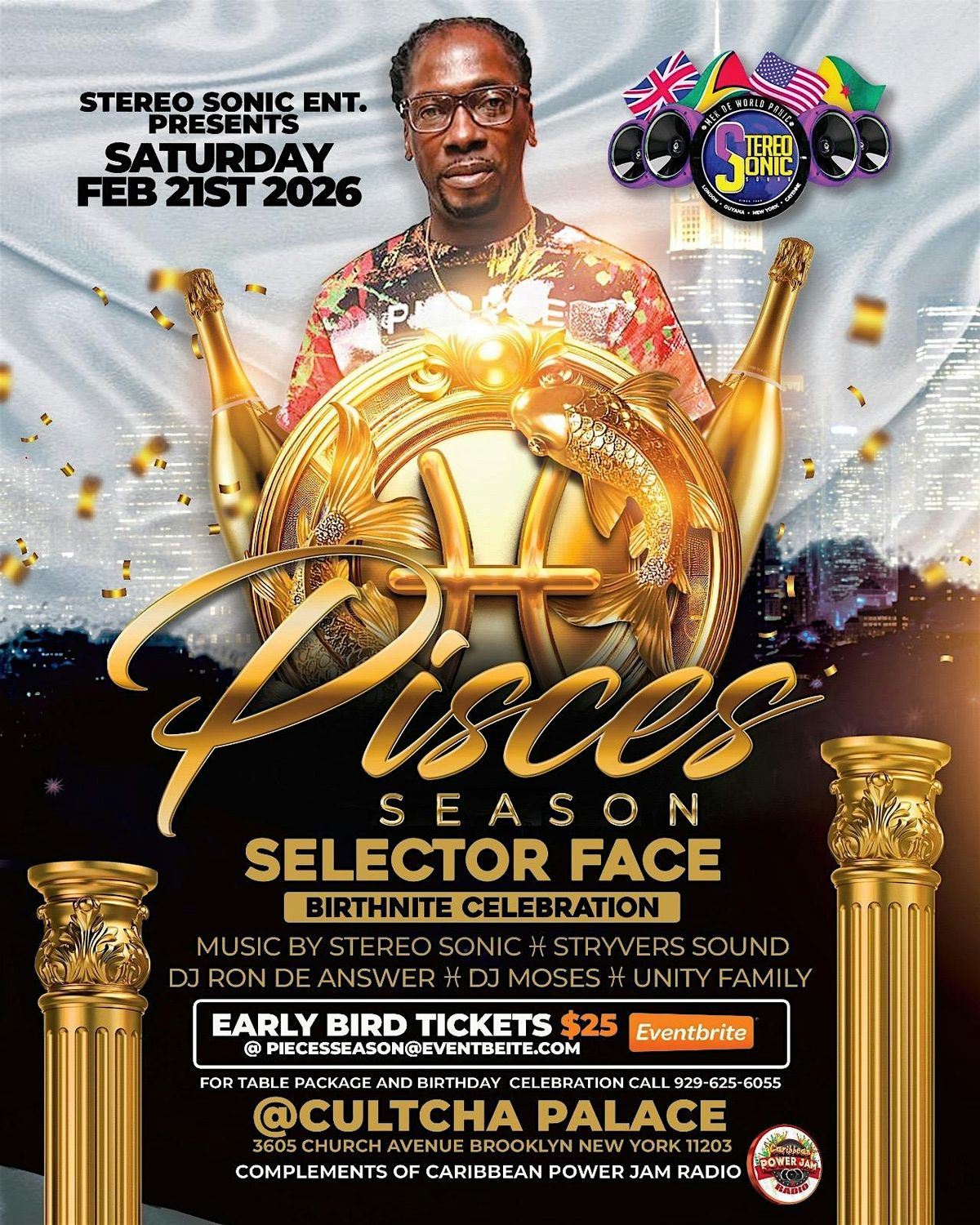 Pisces season selector face birthnight