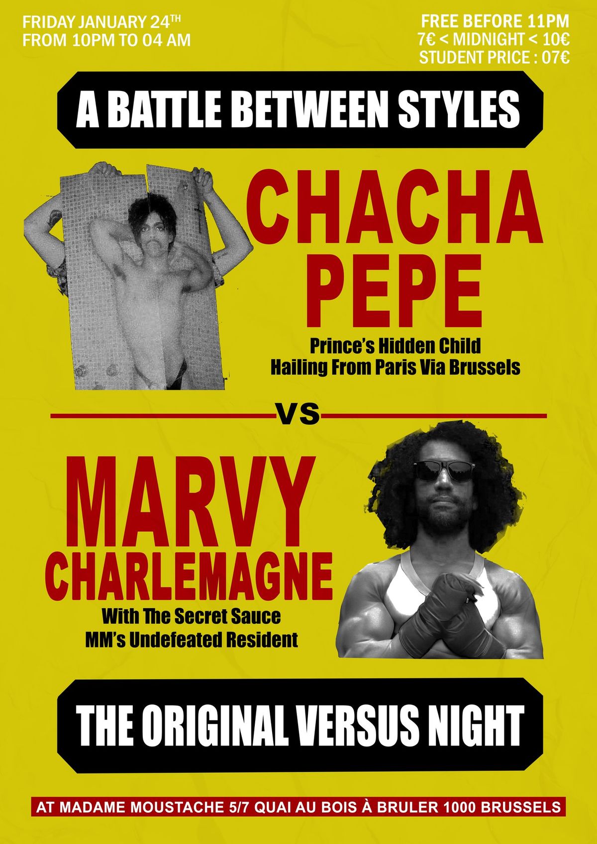 The Original Versus Night w\/CHACHA P\u00c9P\u00c9 VS MARVY