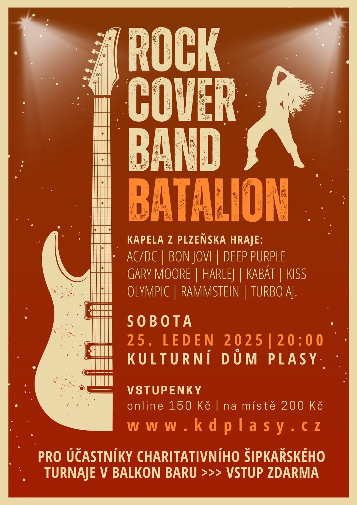 Batalion Rock Cover Band \/ Koncert \/ KD Plasy