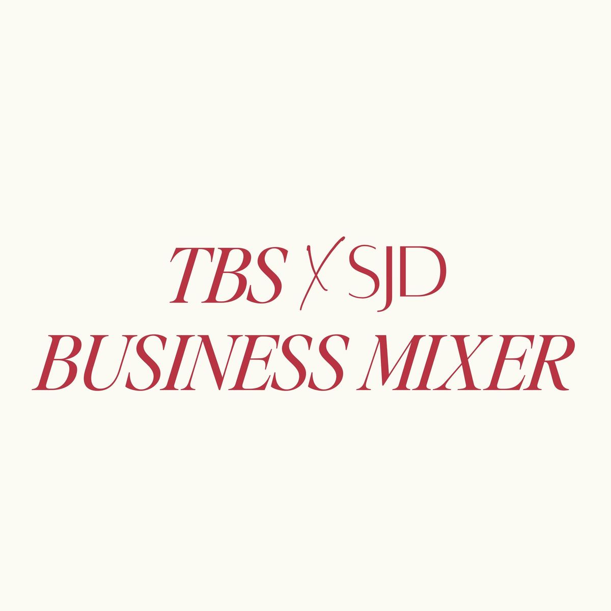 TBS X SJD Business Mixer