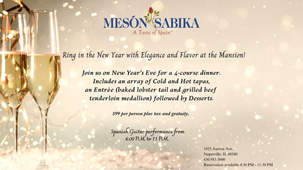 Ring in New Year with Elegance and Flavor at Meson Sabika!