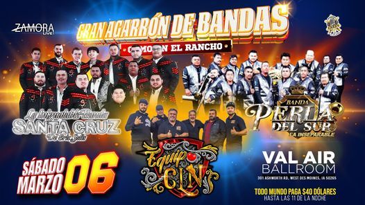 La Inigualable Banda Santa Cruz - Val Air Ballroom, Val Air Ballroom ...