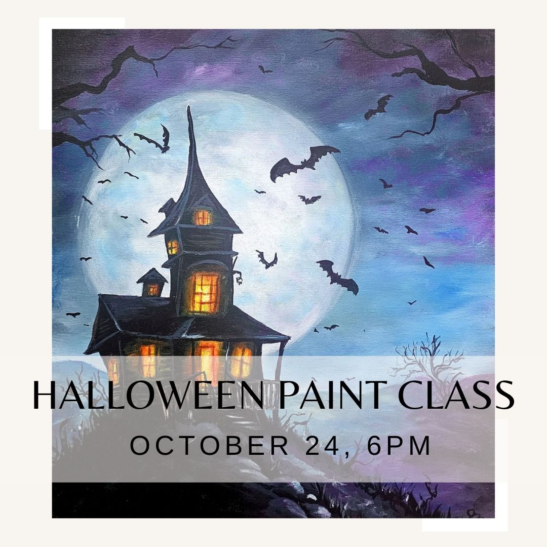 Countdown-to-Halloween Paint Class