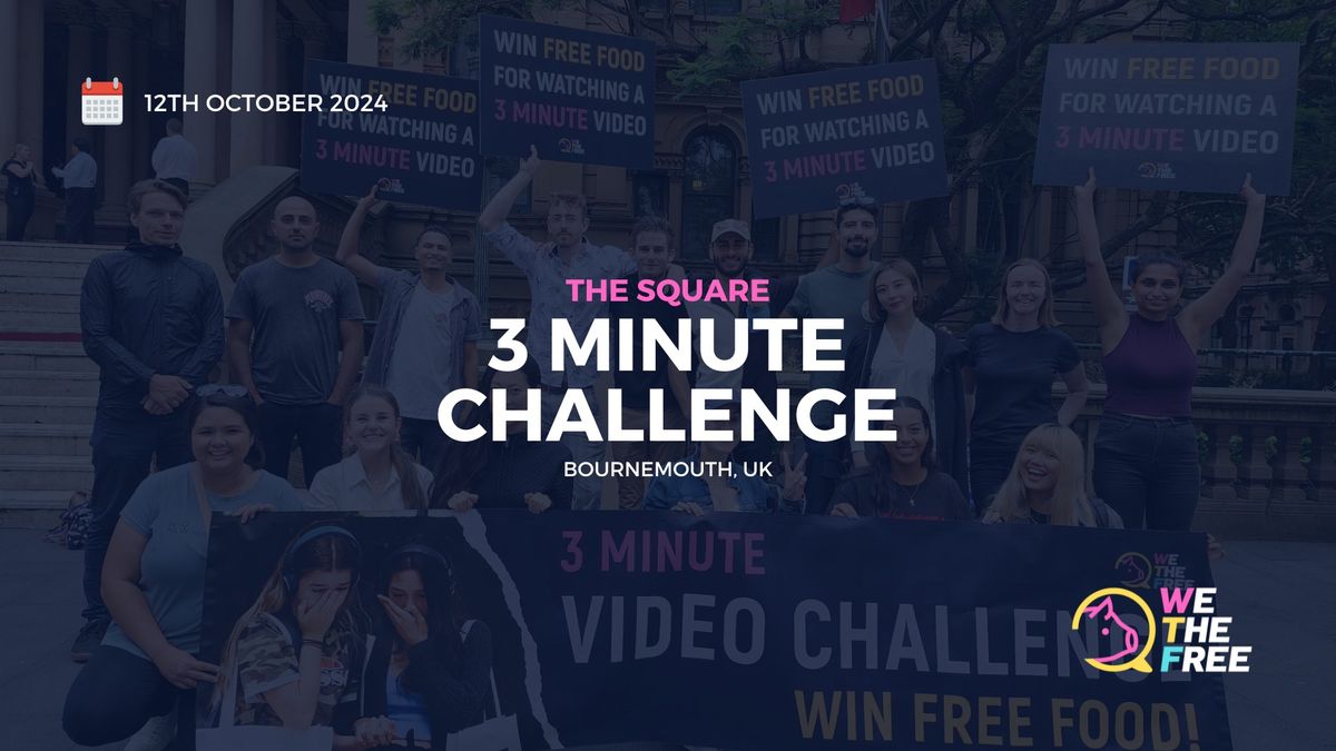 WTF 3 Minute Movie Challenge | Bournemouth, UK | 12th October 2024