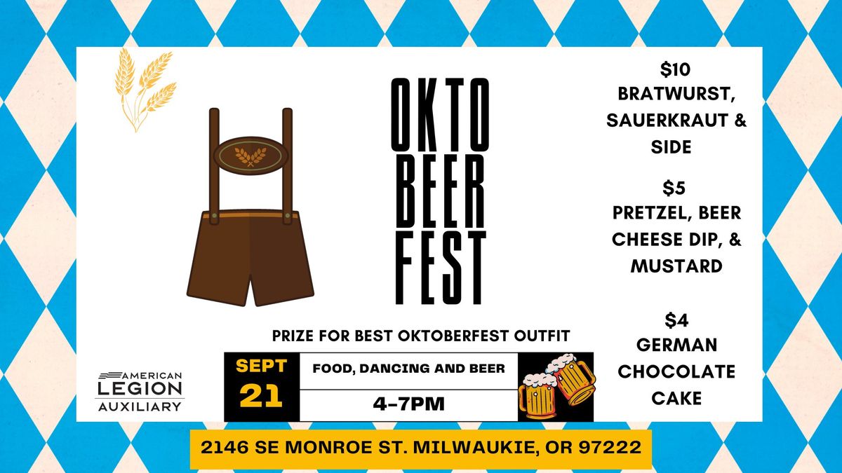 OKTOBERFEST at the Milwaukie American Legion